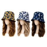 Panama Bucket Hat Butterfies Print Cap Hip Hop Fishing Fisherman Unisex Hats