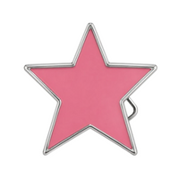 Star Pink Stars Socialist Rockstar Belt Buckles