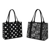 Sac à main à fermeture éclair de grande capacité, fourre-tout de voyage Floral, sac de plage à bandoulière