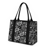 Sac à main à fermeture éclair de grande capacité, fourre-tout de voyage Floral, sac de plage à bandoulière