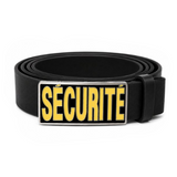 Seguridad Securite Policía francesa Patrulla Guardia Cinturón Hebilla Hebillas Boucle De Ceinture