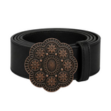 Boucle de ceinture à fleurs, boucle de ceinture à fleurs occidentales Vintage pour femme