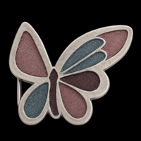 Boucle de ceinture ailes de papillon espèces d'insectes boucles ceintures