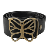 Boucle de ceinture papillons en laiton massif papillon