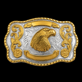 Hebilla de cinturón Golden Eagle American Wild Eagles Head Big Belts &amp; Buckles