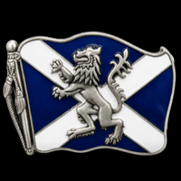 Boucle de ceinture drapeau écossais, Lion rampant écossais, croix de saint-andré, boucles de drapeaux écossais