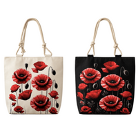 Nouvelle mode fleur florale plage toile grand sac fourre-tout sac à main