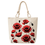 Nouvelle mode fleur florale plage toile grand sac fourre-tout sac à main