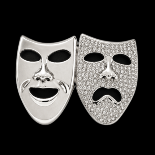 Mascarilla Teatro Caras Máscaras Fantasma Mascarada Cinturón Hebilla Hebillas