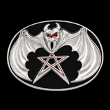 Pentagram Belt Buckle Pentagon Bat Vampire Evil Gothic Star Buckles Belts