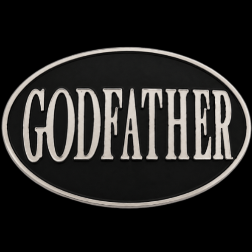 Godfather Mafia Cinema Movie Baptism Godfathers Gift Belt Buckle