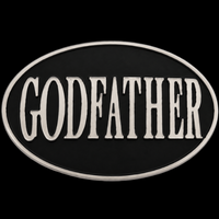 Godfather Mafia Cinema Movie Baptism Godfathers Gift Belt Buckle