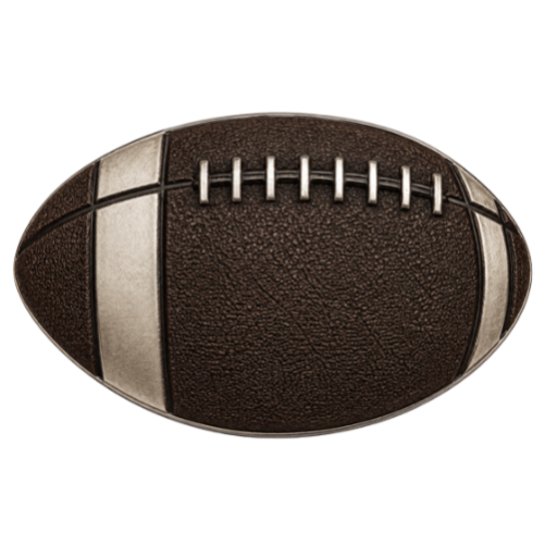 American Football Belt Buckle Player Sports Ball Buckles
