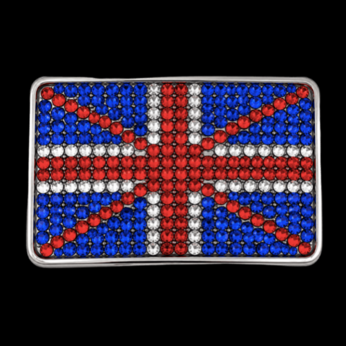 Union Jack British Patriotic United Kingdom Flag Belt Buckle