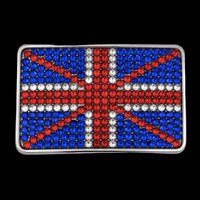Union Jack British Patriotic United Kingdom Flag Belt Buckle