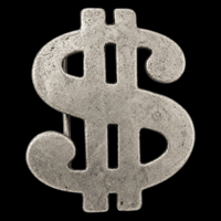 Boucle de ceinture Cool avec signe de Dollar en argent solide, boucles de ceinture