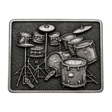 Boucle de ceinture pour tambour, ensemble de batterie, Rock n Roll, groupe de musique, boucles d'instruments