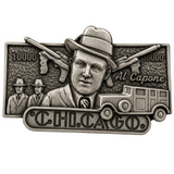 Belt Buckle Al Capone Chicago Mafia Crime Boss Godfather Gangster Belts Buckles