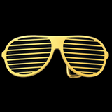 Yellow Sun Glasses Shades Shutter Cool Belt Buckle