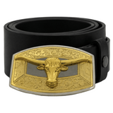 Cool Texas Longhorns Cow Steer Western Belt Buckle