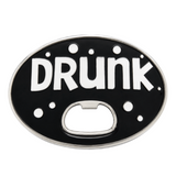 Boucle de ceinture ouvre-bouteille de bière ivre Bar humour boucles de Costume de fête à boire