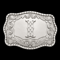 Lettre I Initiale Monogramme Nom Initiales Lettres Alphabet Boucle De Ceinture Boucles