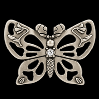 Boucle de ceinture papillon Animaux Papillons Liberté