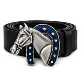 Belt Buckle Horseshoe Western Equestrian Rider Horse Buckles