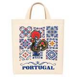 Galo de Barcelos Portugal Portuguese Tote Bag 100% Cotton