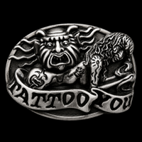 Magasin de tatouage Tatouages ​​Dessins maléfiques Styles de mode Boucles de ceinture