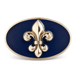 Belt Buckle Fleur De Lis Lys Patriots Flag Quebec Boucle De Ceinture