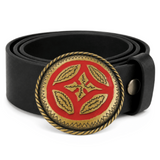 Celtic Warrior Shield Gold Tone Unique Vintage Belt Buckle Buckles