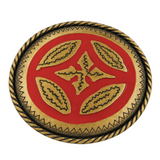 Celtic Warrior Shield Gold Tone Unique Vintage Belt Buckle Buckles
