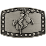 Boucle de ceinture cloutée Western Cowboy Rodeo Bull Rider Rancher
