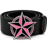 Boucle de ceinture étoile pentagramme rose étoiles à cinq branches boucles pentagone nautique ceintures