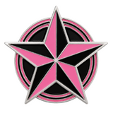Boucle de ceinture étoile pentagramme rose étoiles à cinq branches boucles pentagone nautique ceintures