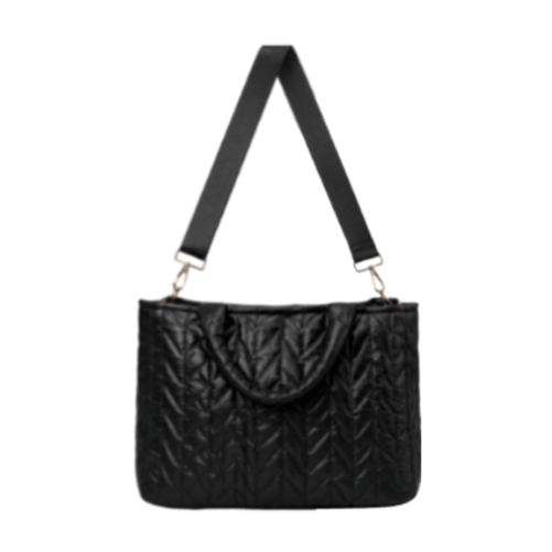 Nylon Quilted Large Women's Fashion Puffer Tote Bag Handbag