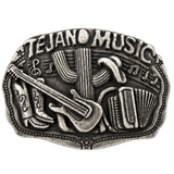 Boucle de ceinture de musique Tejano Texas musiciens latins guitares ceintures et boucles