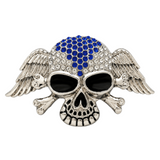 Belt Buckle Jolly Roger Pirate Flag Rhinestone Skulls Wings Crossbones Belts Buckles