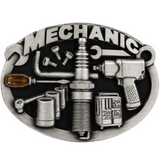 Mechanic Belt Buckle Car Garage Motor Vehicle Mechanics Profession Belts Buckles