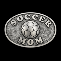 Boucle de ceinture de maman de football Boucles de mères de sport