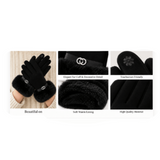 Women's  Gloves Faux Fur Trim Winter Fall Fashion Glove