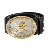 Golden Eagle Cowboy Rifle Big Western Boucles de ceinture
