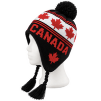 Pom Pom Tassel Winter Ski Canada Tuque Fashion Style Unisex Hats