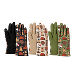 Women's Touchscreen Winter FashionWith Dogs Gloves