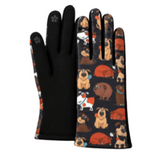 Women's Touchscreen Winter FashionWith Dogs Gloves