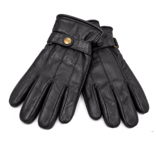 Nuevos guantes de cuero genuino para hombre, negros, de invierno, para caminar, conducir, 3M Thinsulate