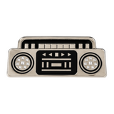 Radio Music Tape Cassette Deck Boom Box Vintage Hebilla de cinturón