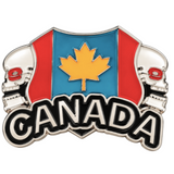 Funky Canada Maple Leaf Flag Skulls Belt Buckle Buckles