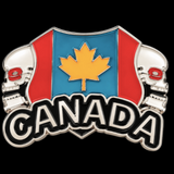 Funky Canada Maple Leaf Flag Skulls Belt Buckle Buckles